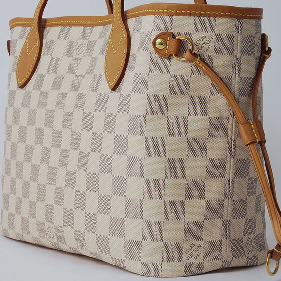 LOUIS VUITTON Brown Damier Neverfull PM Tote Bag - Picture 2 of 10